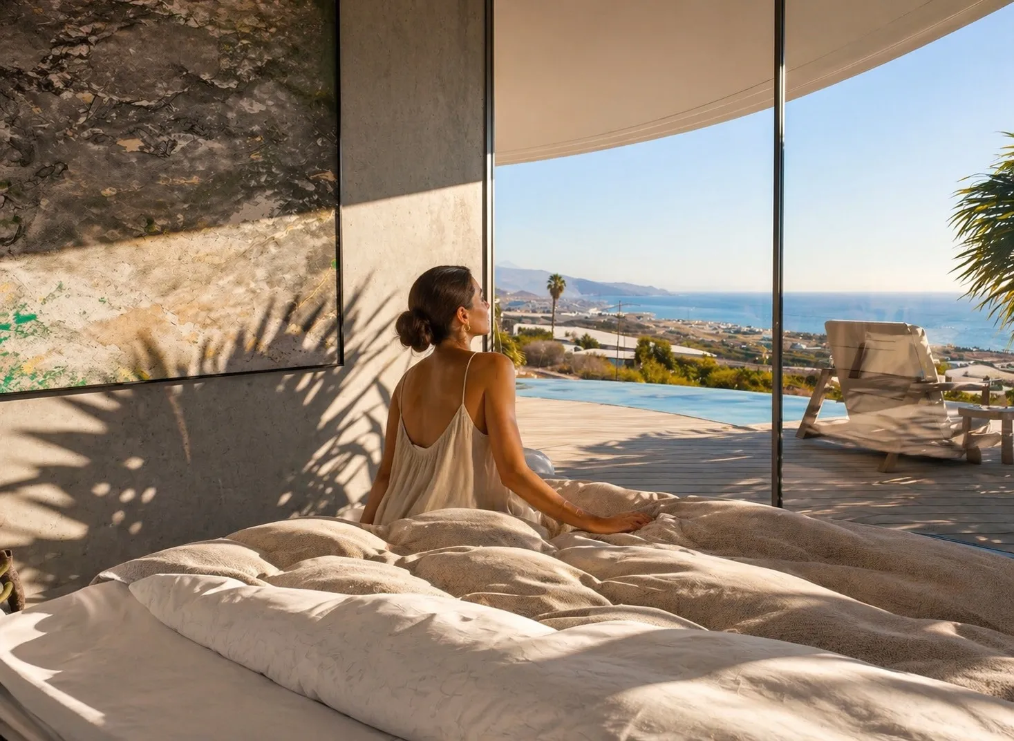 Villa Infinity bedroom ocean view