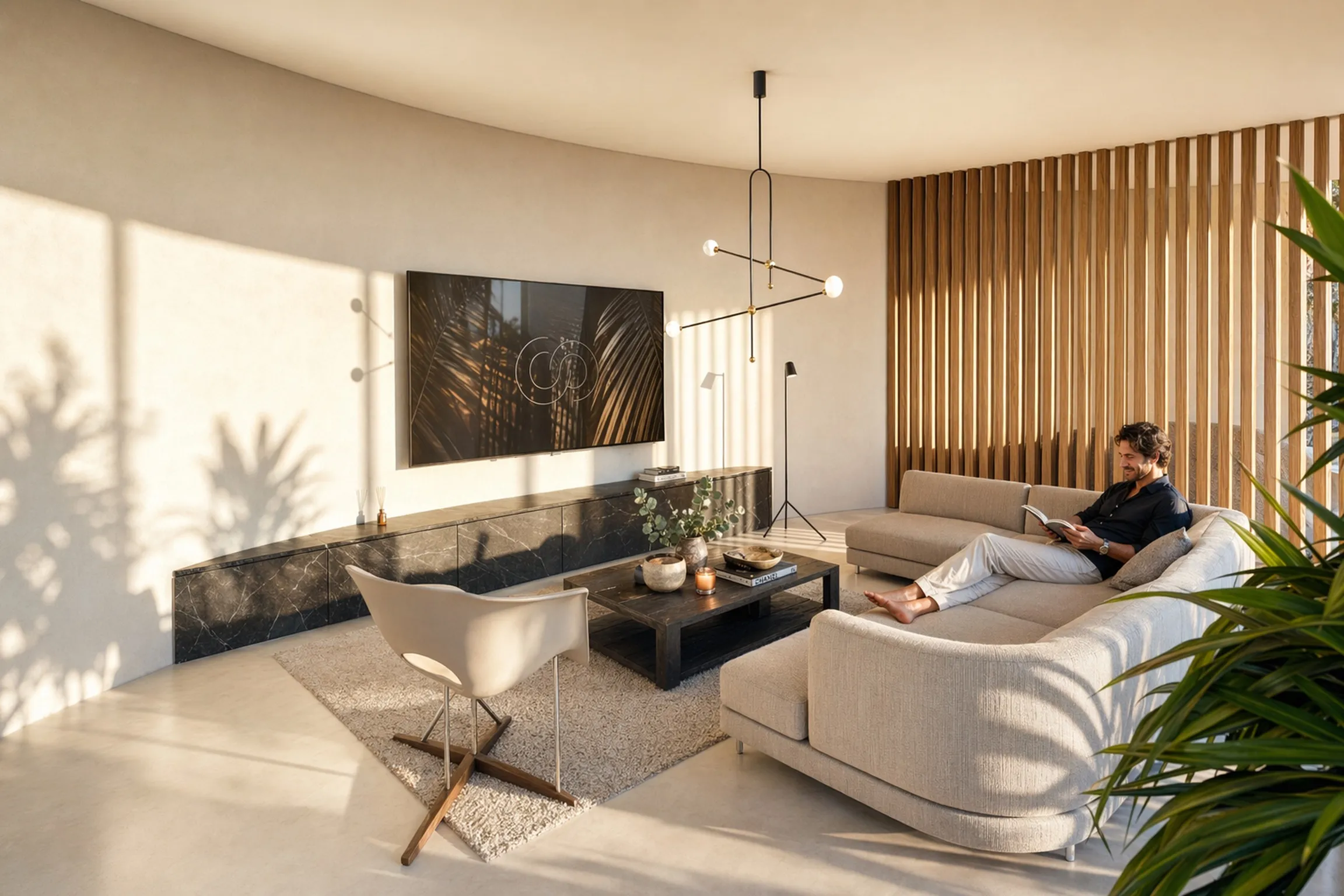 Villa Infinity living room