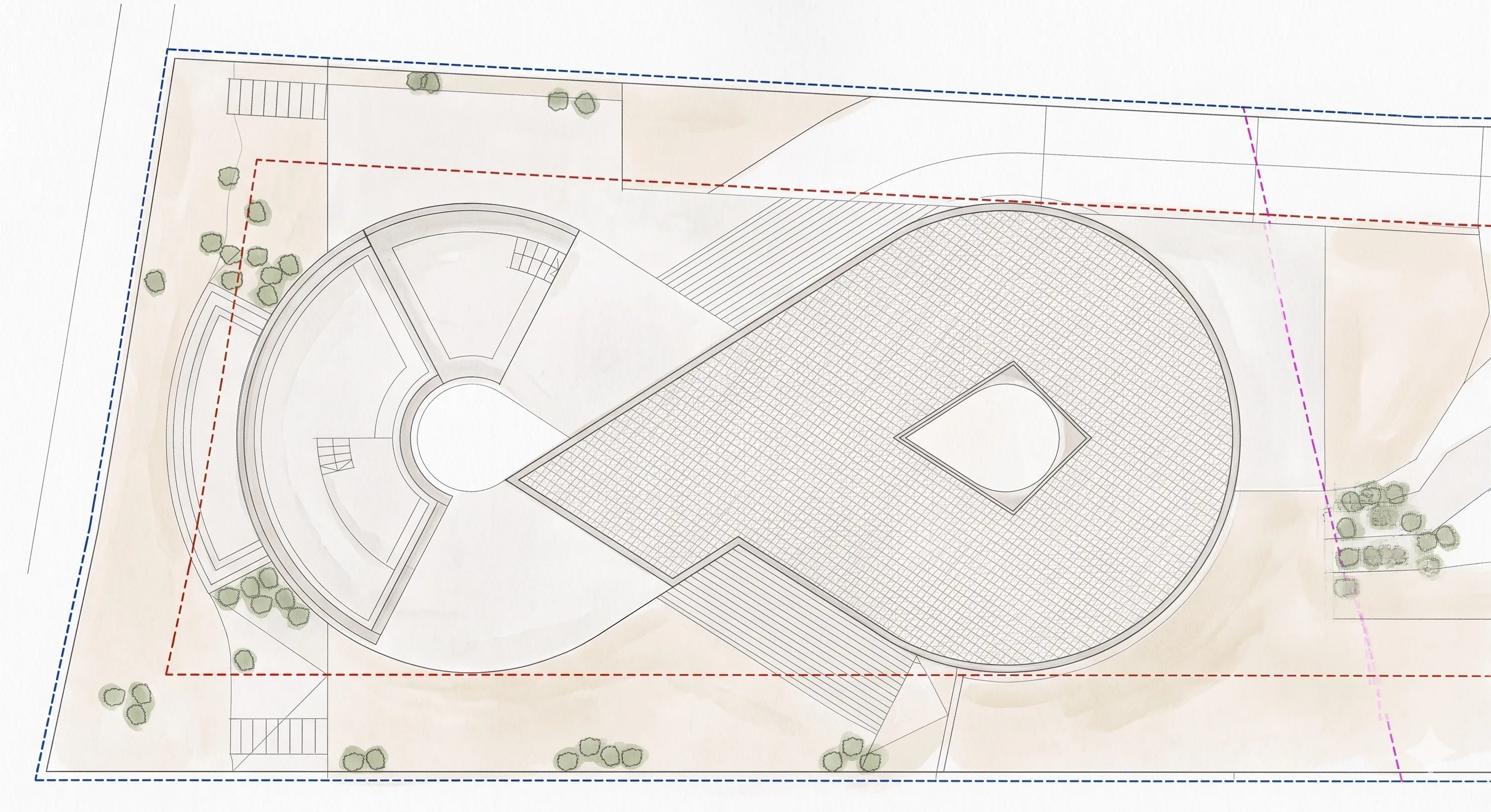 Villa Infinity roof plan