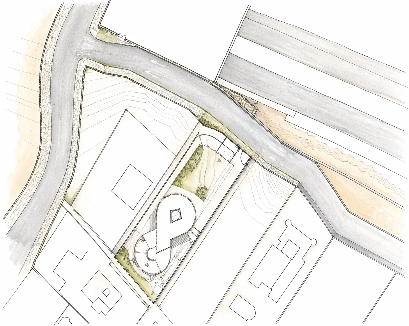 Villa Infinity site plan