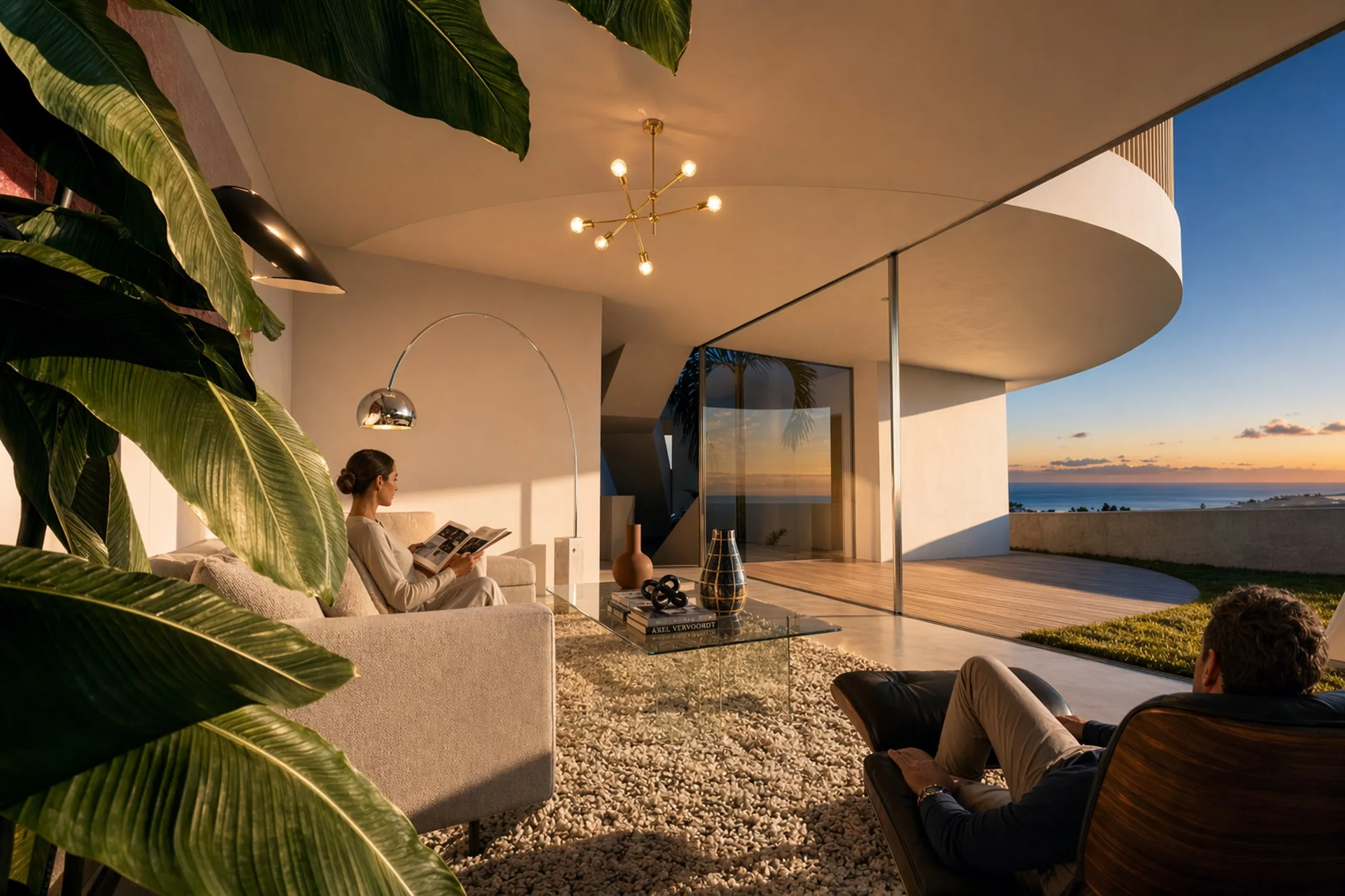 Villa Infinity terrace lounge